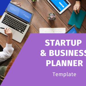 Juztebookstore Template Startup Business Planner